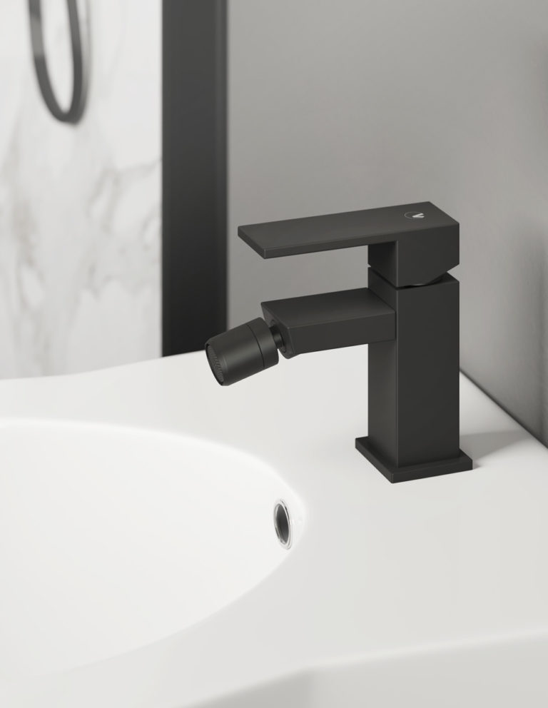 Set miscelatori serie Faro Carbon per lavabo e bidet - Cerama Shop Online  di igienico-sanitari ed accessori per il bagno