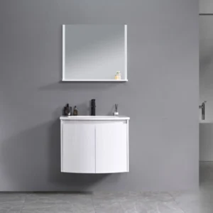 Mobile bagno 70 cm bianco lux con specchio Varsavia
