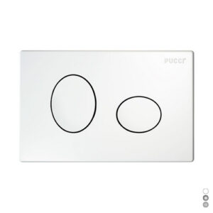 Placca Eco bianco lucida Pucci "Ellisse"