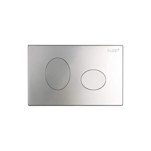 Placca Eco cromo satinata Pucci "Ellisse"